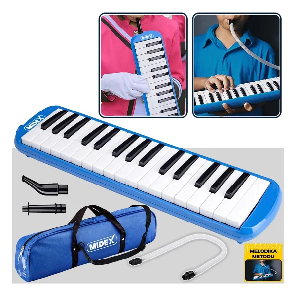 Midex Ml-32bk Çantalı Siyah 32 Tuşlu Melodika - Görsel 6