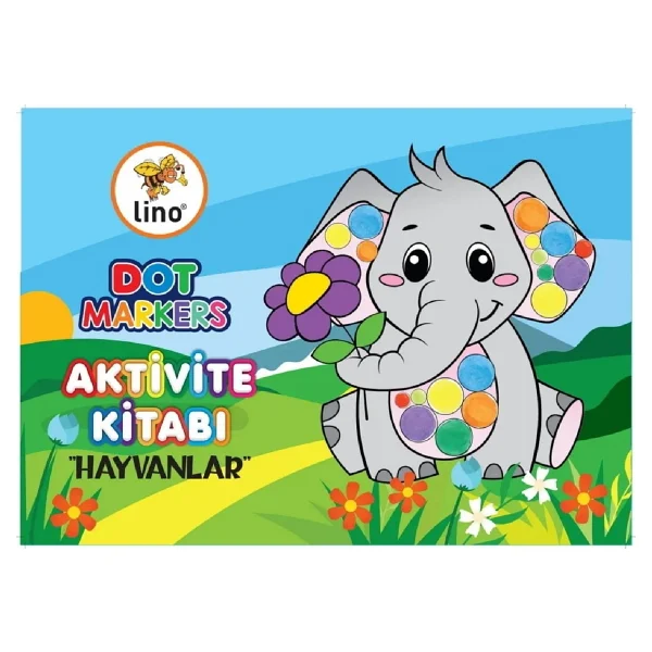 Lino Dot Markers Boyama Kitabı - Hayvanlar - Kolektif - Görsel 2