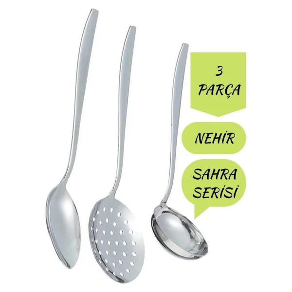 Nehir Sahra 3 Parça Servis Seti - Görsel 5