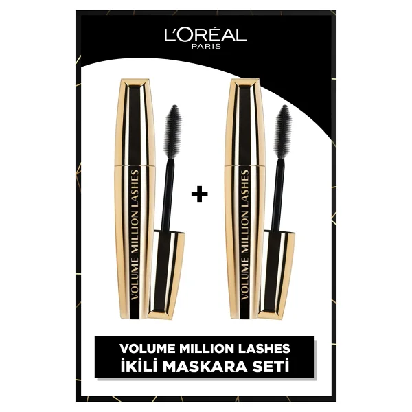 L'oreal Paris Volume Millions Lashes 2 Adet Siyah Maskara - Görsel 6