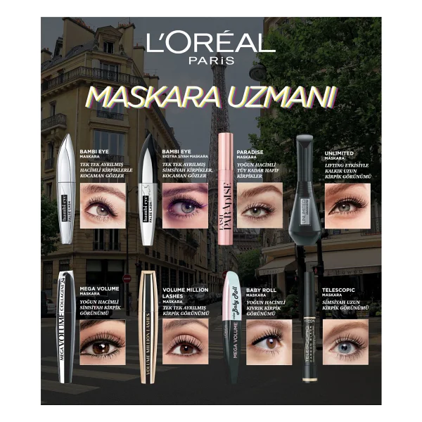 L'oreal Paris Volume Millions Lashes 2 Adet Siyah Maskara - Görsel 5