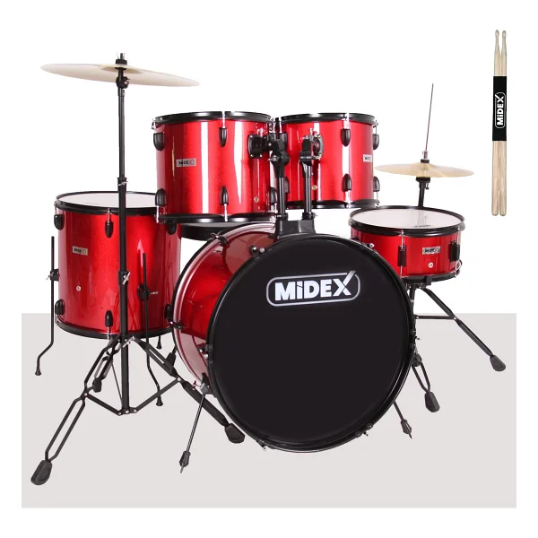 Midex Cd900x-Bk 22 İnç Siyah Akustik Bateri Seti - Görsel 7