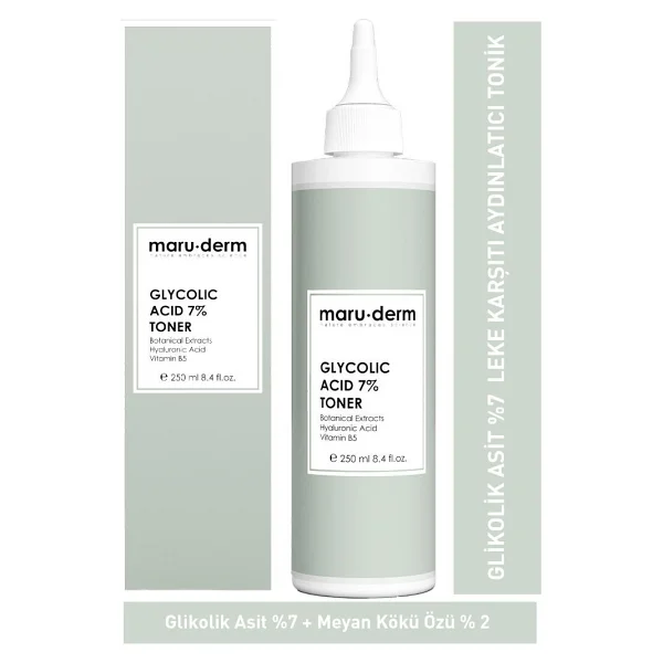Maru.Derm Glikolik Asit %7 Aydınlatıcı Ve Leke Karşıtı Tonik 250 Ml - Görsel 7