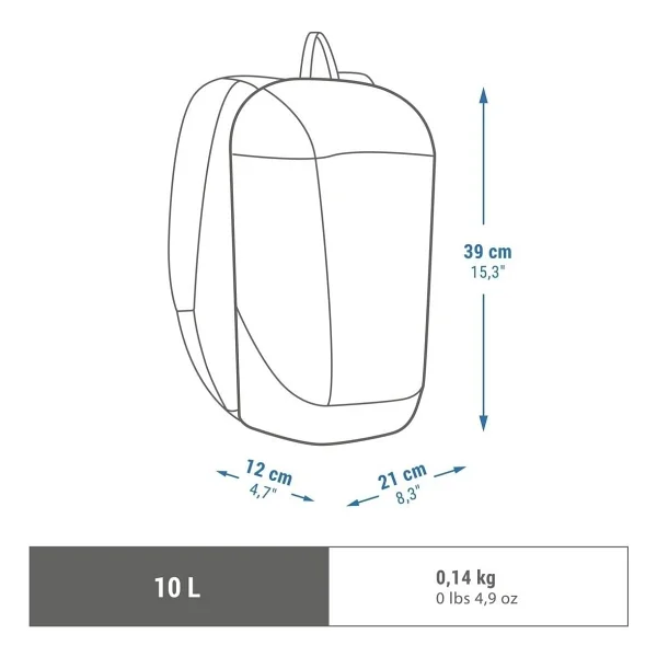Quechua Nh 100 10 L Outdoor Sırt Çantası - Görsel 3