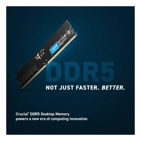Crucial 8 GB 4800 MHz Cl40 Ct8g48c40u5 DDR5 RAM - Görsel 7