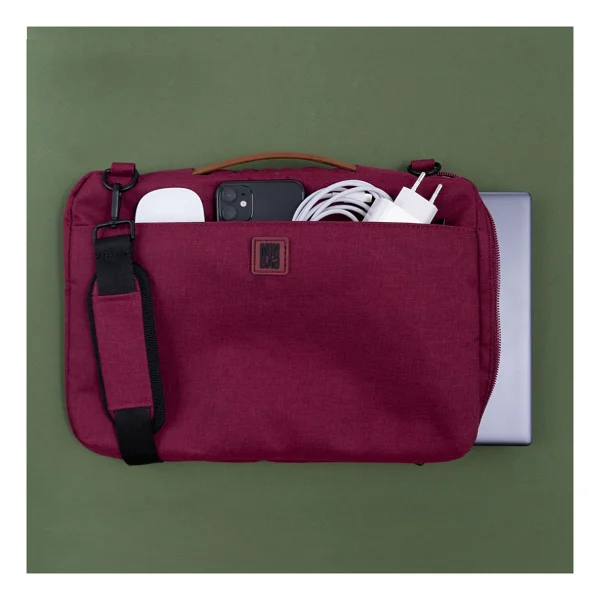 Minbag Micheal Bordo 15" Laptop Çantası - Görsel 4