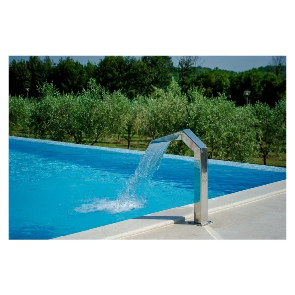 Dev Paslanmaz Standart Tip Paslanmaz Havuz Şelalesi Aısı 316 Kalite - 500x1000 Mm - Görsel 8