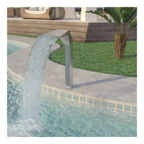 Dev Paslanmaz Standart Tip Paslanmaz Havuz Şelalesi Aısı 316 Kalite - 500x1000 Mm - Görsel 2
