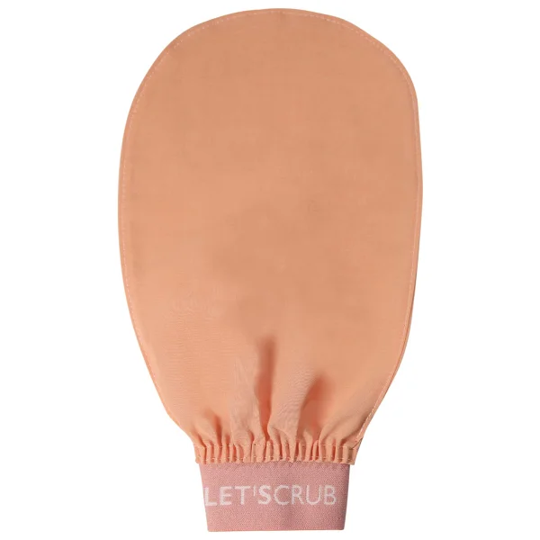 Let'scrub Yavruağzı Lastikli Banyo Duş Kesesi Peeling Eldiveni %100 Floş Ipek Hassas Ciltler Için - Görsel 7