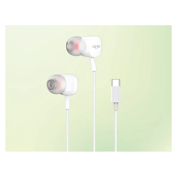 Linktech H16 Siyah Type-C Kablolu Kulak İçi Kulaklık - Görsel 5