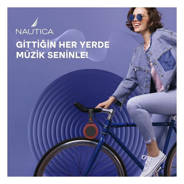 Nautica S20 Kırmızı-Siyah Bluetooth Hoparlör - Görsel 5
