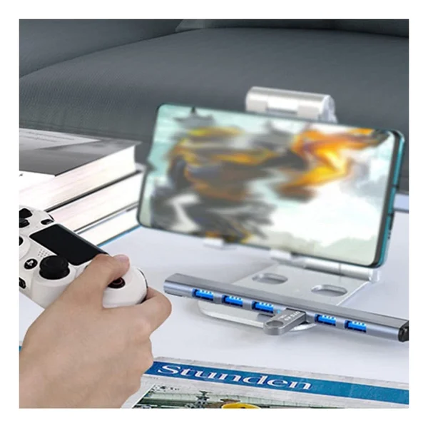 Coverzone Type-C USB 3.0 7 Portlu Hub Otg Çoğaltıcı PC Telefon Bilgisayar Uyumlu Veri Aktarımı Mouse Klavye Bağlantısı Ads303c - Görsel 2