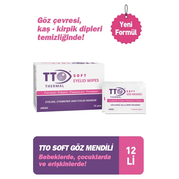 Tto Soft 12'li Göz Temizleme Mendili - Görsel 9