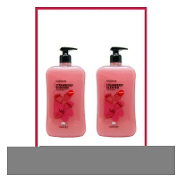 Watsons Çilek Aromalı Kremsi Duş Jeli 1000 ml X2 Etkili Temizlik ve Ferahlama - Görsel 2