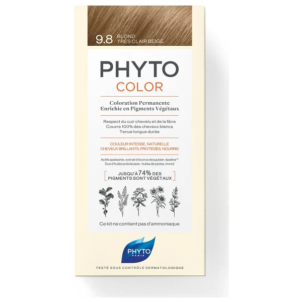 Phyto Color Kit 9.8 Açık Sarı Bej Saç Boyası - Görsel 3