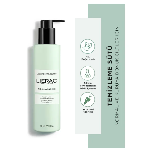 Lierac Cleansing Milk Nemlendirici Yüz Ve Göz Temizleme Sütü 200 Ml - Görsel 6