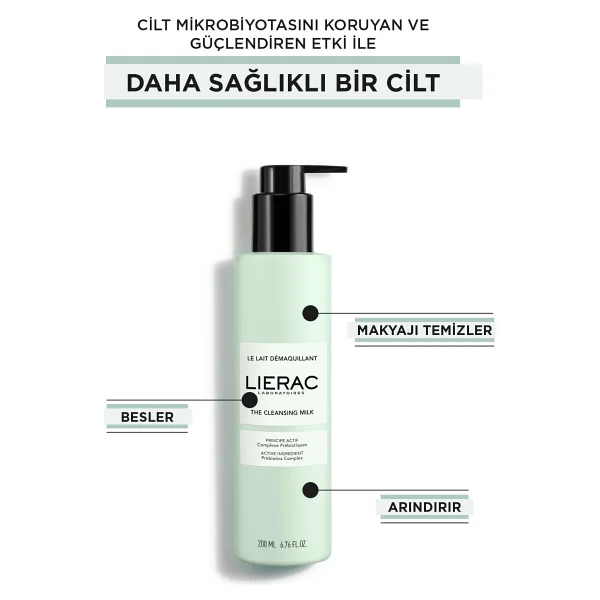 Lierac Cleansing Milk Nemlendirici Yüz Ve Göz Temizleme Sütü 200 Ml - Görsel 7