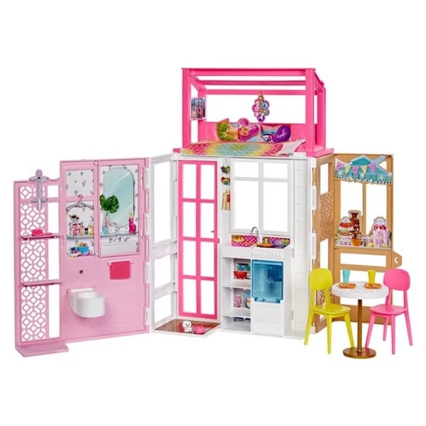 Barbie'nin Taşınabilir Portatif Evi Hcd47 - Görsel 4
