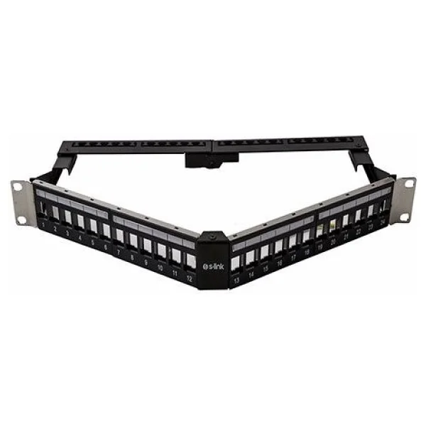 S-Lınk Sl-P626 24lü Kolay Kullanımlı, Ftp Boş V Şeklinde Patch Panel - Görsel 2