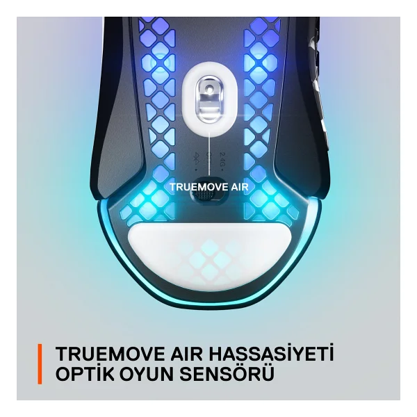Steelseries Aerox 9 RGB Makrolu Şarjlı Optik Kablosuz Oyuncu Mouse - Görsel 9
