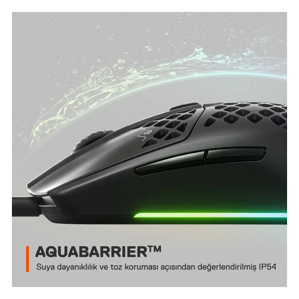Steelseries Aerox 3 RGB Optik Kablolu Oyuncu Mouse - Görsel 4