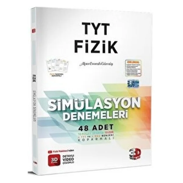3d Yayınları Tyt Fizik Simulasyon Denemeleri - Görsel 5