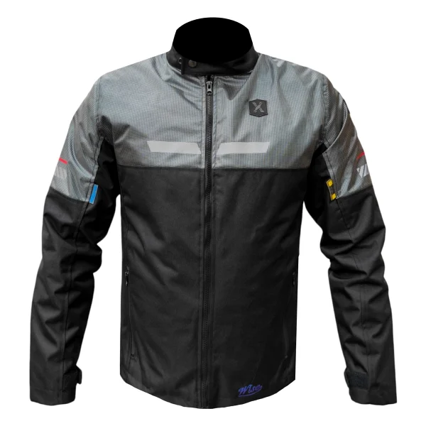 X-Speed Wise Erkek Gri-Siyah 4 Mevsim Motosiklet Montu - Görsel 3