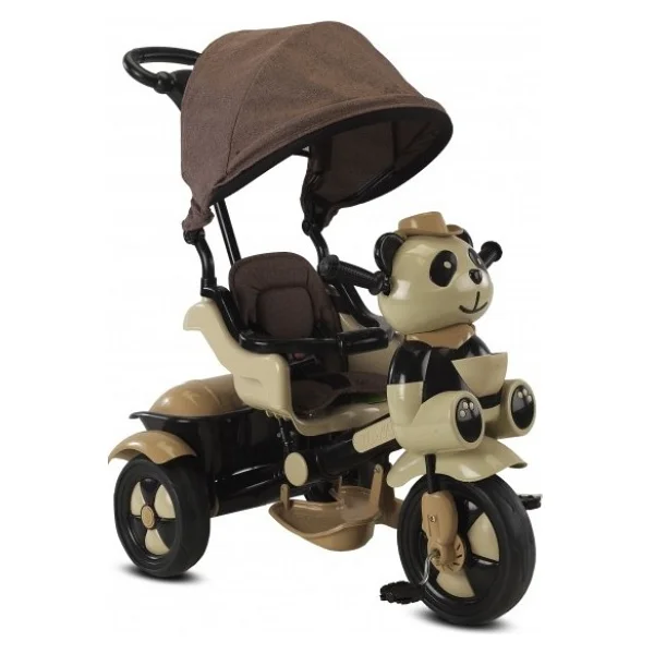 Babyhope 127 Little Panda Gri 3 Tekerlekli Bisiklet - Görsel 6