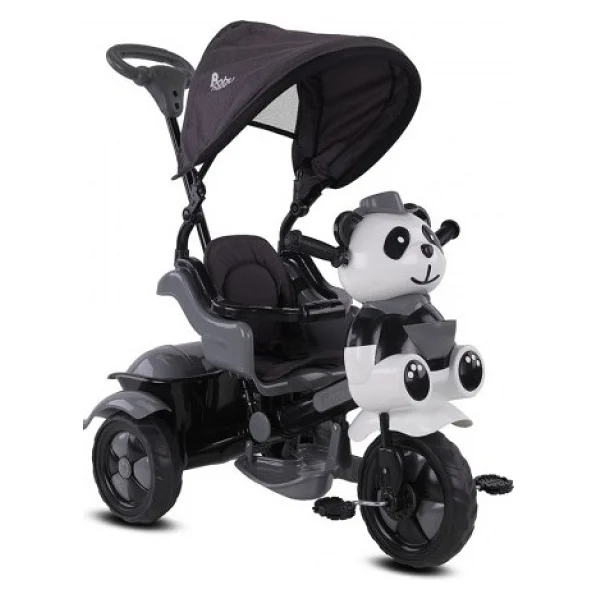 Babyhope 127 Little Panda Gri 3 Tekerlekli Bisiklet - Görsel 3