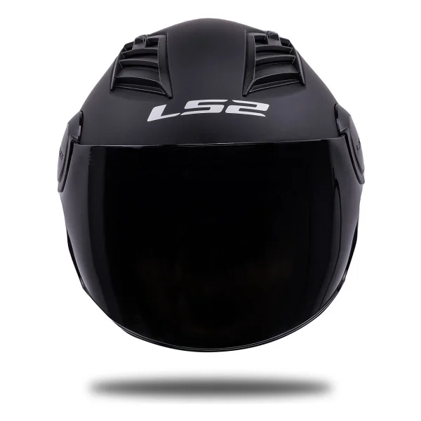 LS2 Airflow Mat Siyah Açık Motor Kaskı - Görsel 2