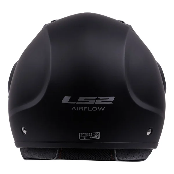 LS2 Airflow Mat Siyah Açık Motor Kaskı - Görsel 3