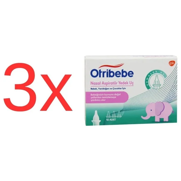 Otribebe Nazal Aspiratör Yedek Uç 3 Lü Avantaj Paketi Skt :05/2025 - Görsel 3