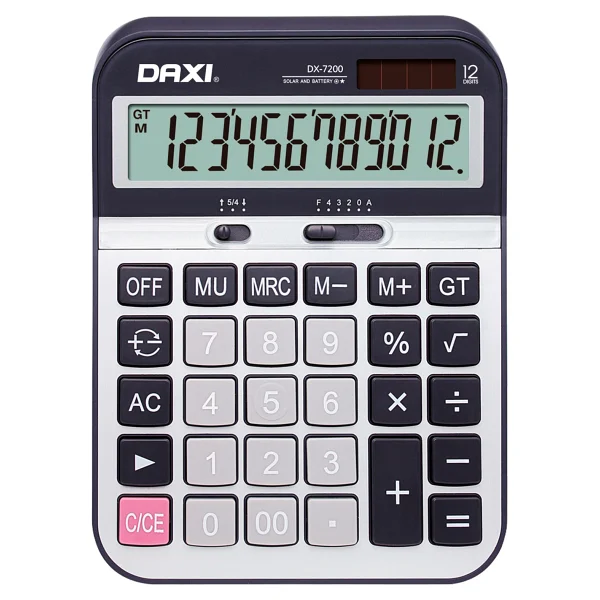 Daxi Dx-7200 12 Haneli Masaüstü Hesap Makinesi - Görsel 3