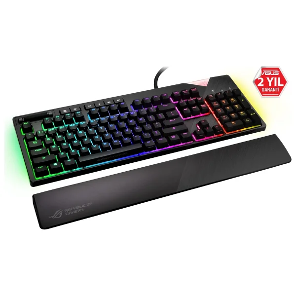 Asus ROG Strix Flare Aura Sync RGB Mekanik Oyuncu Klavye - Cherry MX Red - Görsel 2