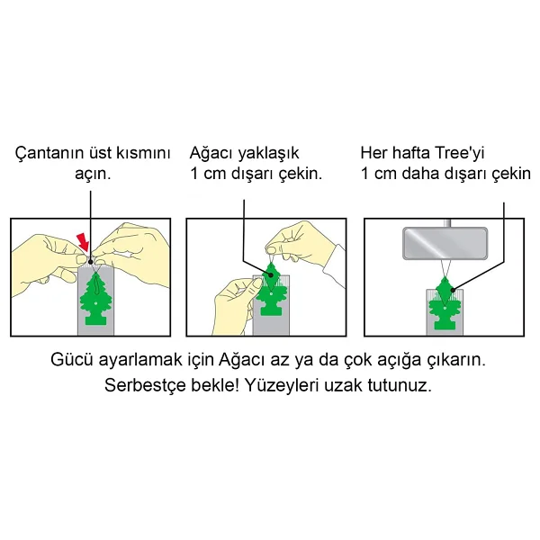 Little Trees Amerikan Bayraklı Vanilla Pride Oto Kokusu 3 Adet - Görsel 5