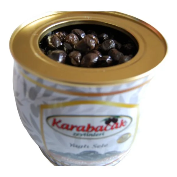 Karabacak Zeytinleri Yağlı Sele 2 Kg Süper Teneke Siyah Zeytin - Görsel 5