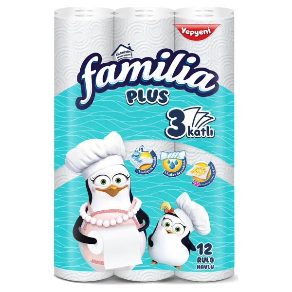 Familia Plus 3 Katlı 12'li Kağıt Havlu - Görsel 8