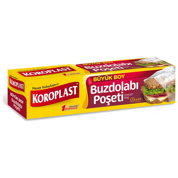 Koroplast Büyük Boy Buzdolabı Poşeti 20'li - Görsel 8