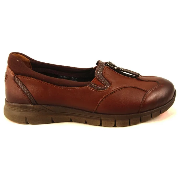 Forelli 29444-G Kadın Günlük Deri Comfort Ayakkabı - Görsel 2