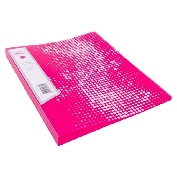 Noki A4 Yaylı Dosya Neon Seri Mat Pembe F101n-070 - Görsel 2