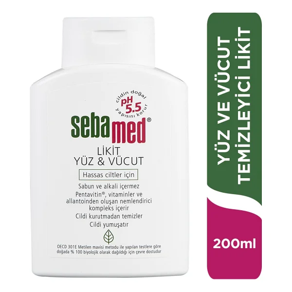 Sebamed Likit 200 Ml Yüz Ve Vücut Temizleme Jeli - Görsel 9