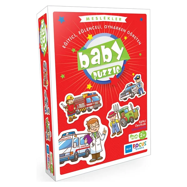 Blue Focus Baby Puzzle Meslekler Bf155 - Görsel 3