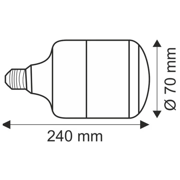 Helios Opto 50w LED Ampül Günışığı - Gün Işığı - Görsel 2