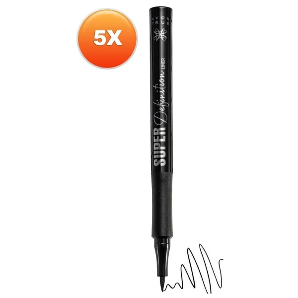 Avon True Super Definition Siyah 5 Adet Eyeliner - Görsel 2