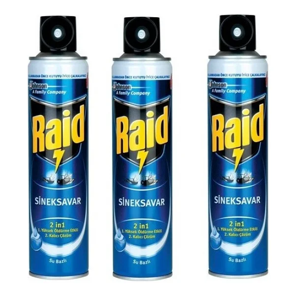 Raid Sinek Öldürücü Sprey 300 ml 3'lü - Görsel 4
