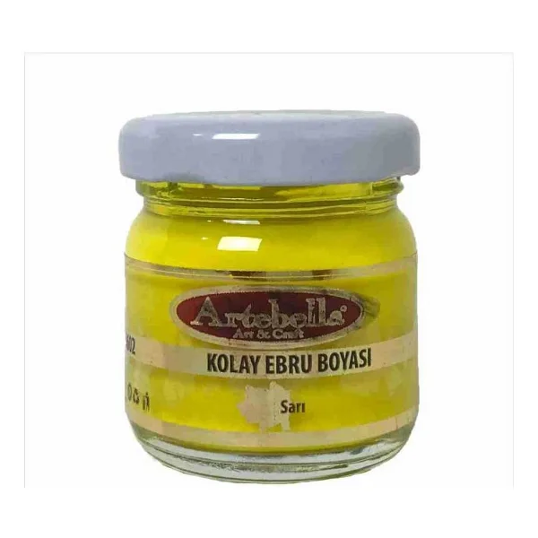 Artebella Kolay Ebru Boyası 36020040 Sarı 40ml - Görsel 2