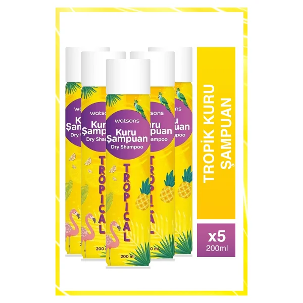 Watsons Tropical 200 Ml 5 Adet Kuru Şampuan - Görsel 3