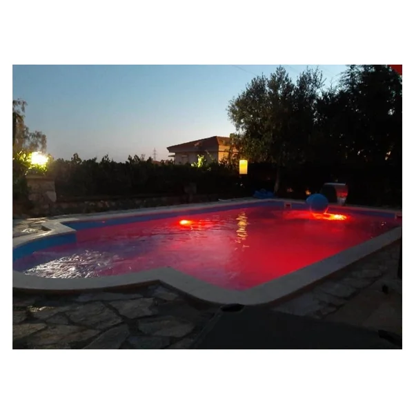 Tenda 30 Watt Smd LED RGB 4 Kablolu Sıva Üstü Havuz Lambası Tenda - Görsel 5