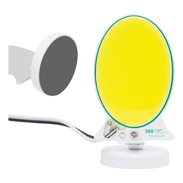 Powermaster Tm-24 Cob Ledli 13 Watt Akü Maşalı 4 Metre Kablolu Taşınabilir Seyyar Panel Lamba - Görsel 2