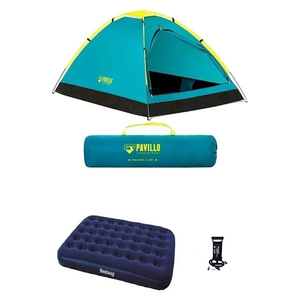 Bestway 68084 Kamp Çadırı + Çift Kişilik Şişme Yatak +Pompa - Görsel 5
